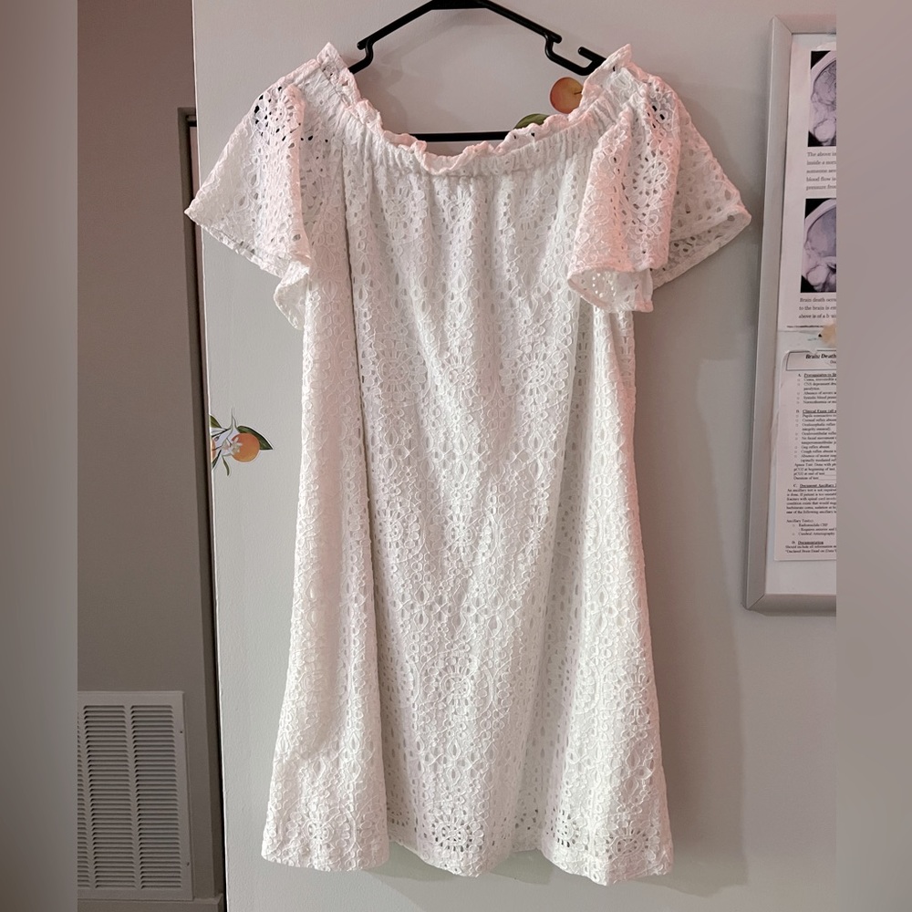 White lace ANA summer dress
